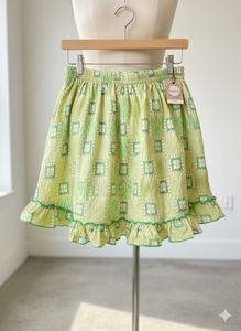 Patterned Ethnic Skirt