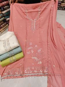 Embroidered Dress Material