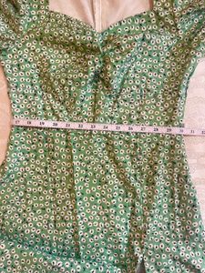 Floral Print Slit Midi Dress