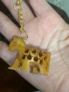 Price Drop💯Combo Of 3 Wooden Rare Keychains
