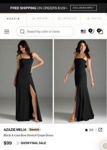 Elegant Black long Dress
