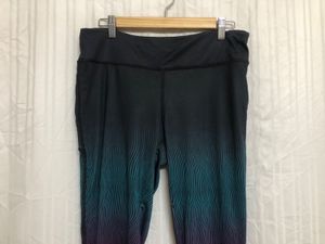 Active &amp; Co Blue Printed Leggings
