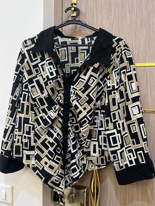 Geometric Print Top