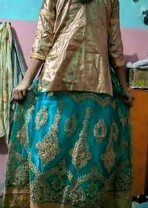 Very Beautiful Lehnga And Kurti For Girls