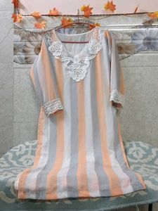 Striped Kurta Set