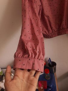 Pink cute Korean Crop Top S Or M Size