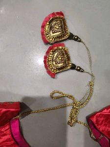 Red Embroidered Lehenga Skirt