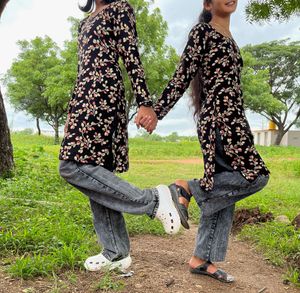 Floral Print Kurta