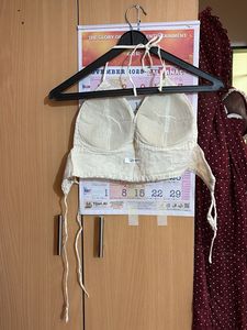 Embroidered Halter Top