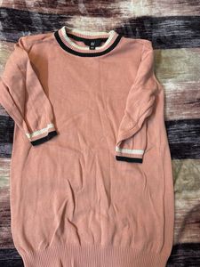 Cute Pink Woollen Top