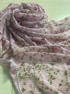 Pink Soft Crush Material Stole
