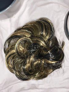 Blonde Highlight Hair Bun