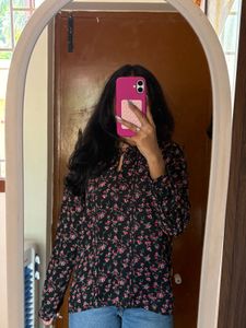 Floral Print Blouse Workwear