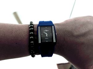 Forest Blue Tank Watch