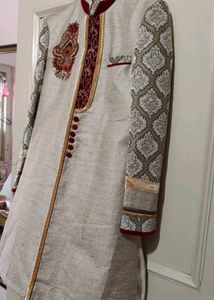 Silver Sherwani