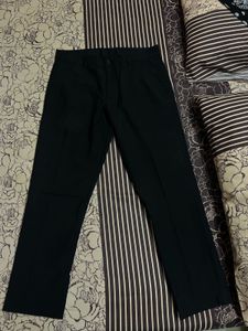 Black Straight Leg Trousers