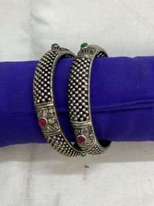 Oxidized Bangles - Set of 2