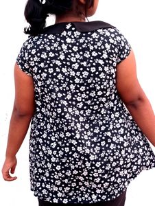 Floral Button-Down Top |XL