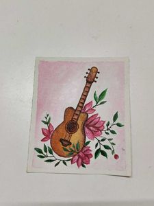 Guitar Acrylic Painting