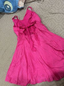 Zudio Pink flare dress