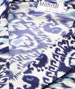 Ikat Wrap Dress