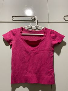 Pink Knit Top