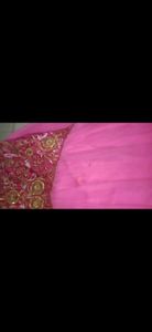 Pink Embellished Anarkali Suit