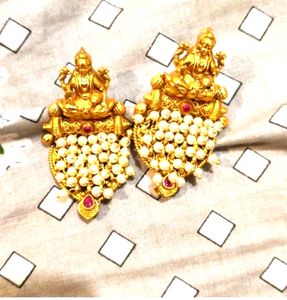 Temple Design Laxmi Guttupulusu Earstud|| South In