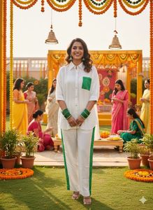 💚 Thrift Alert! Emerald Stripe Co-ord 🤩