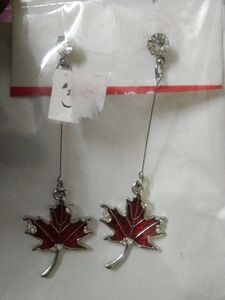 Maple Leaf Dangle Earrings