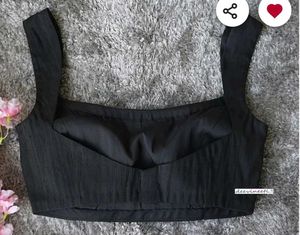 Padded Raw Silk Casual Strappy Blouse