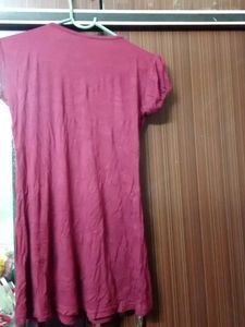 Maroon Crochet Top