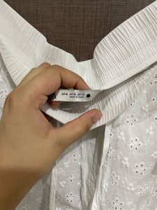 zara white pyjamas