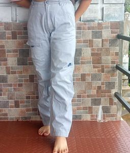 White Grey  Nike Cargo Pant.