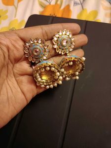 Strictly No Coin Swap Heavy Menakari Earring
