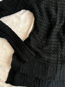Bebe Black Knit Sweater