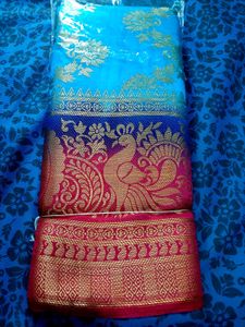 Blue Saree