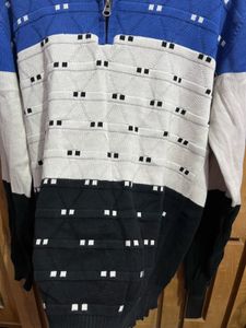 Unisex Retro Club Color Block Sweater