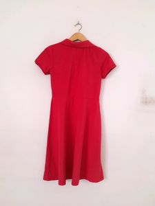 (Allen Solly)Red Basic Dress (Girl&#39;s)