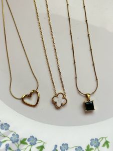 Gold Tone Necklace Set