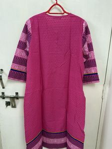 Rajasthani Pink Printed Kurti