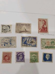 Vintage Canadian Stamp Collection