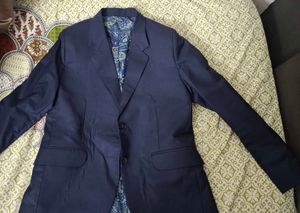 Women Navy Blue Blazer - Formal Style