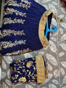 Heavy Lehenga With Blouse Material