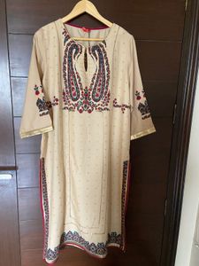W Women’s Beige Colour Kurta (18)xxxl