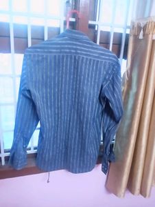 Striped Blue Men's Shirt