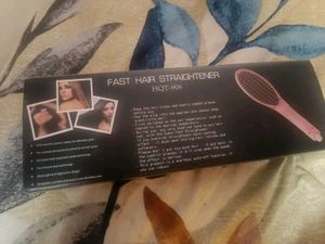Pink Hair Straightening Brush