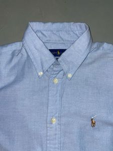 Solid Blue Ralph Lauren Shirt