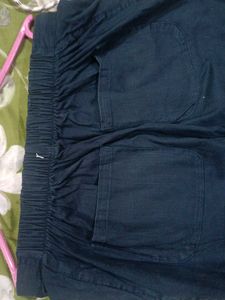 Dark Blue linen pant