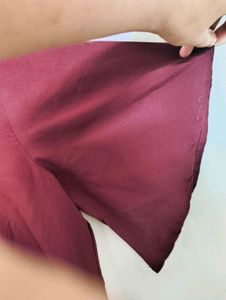 Elegant Maroon Kurta with Print